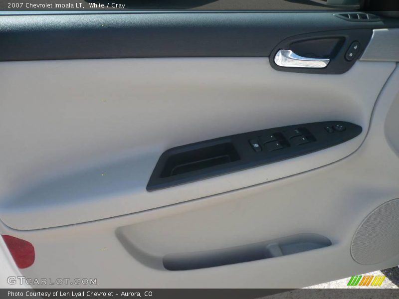 White / Gray 2007 Chevrolet Impala LT