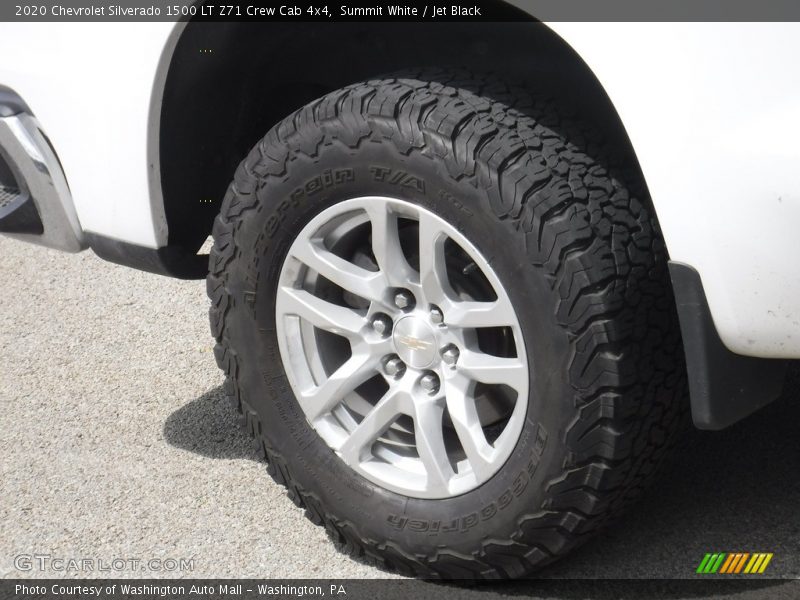 Summit White / Jet Black 2020 Chevrolet Silverado 1500 LT Z71 Crew Cab 4x4
