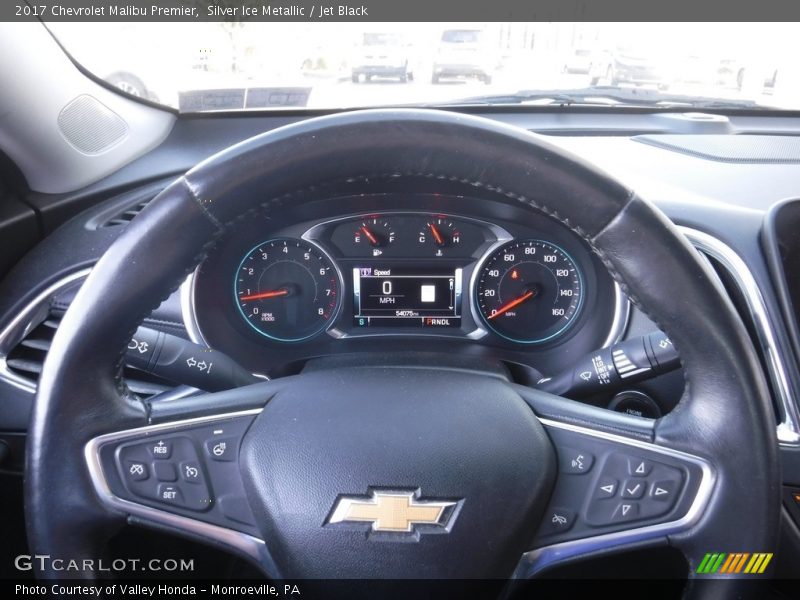 Silver Ice Metallic / Jet Black 2017 Chevrolet Malibu Premier