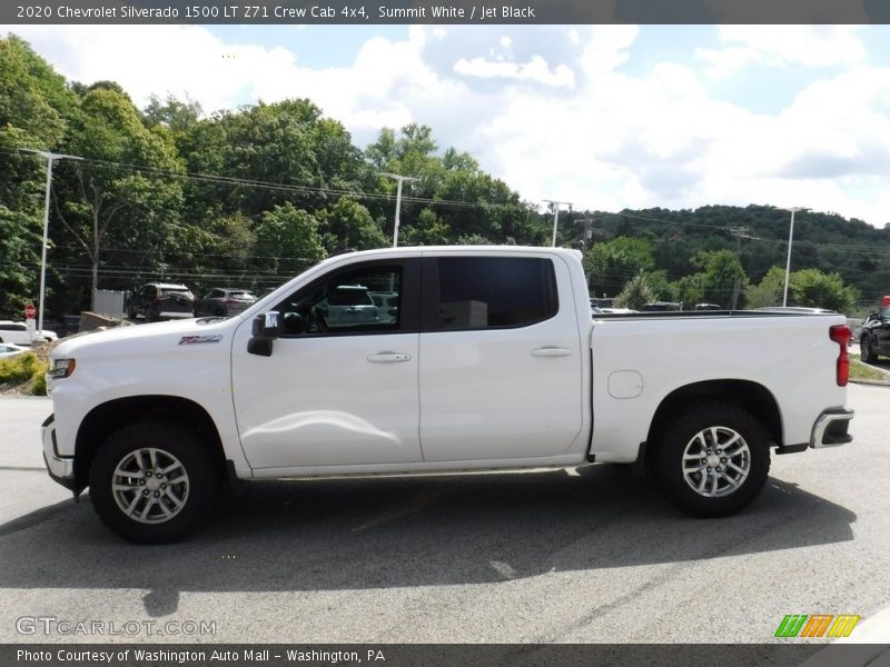 Summit White / Jet Black 2020 Chevrolet Silverado 1500 LT Z71 Crew Cab 4x4