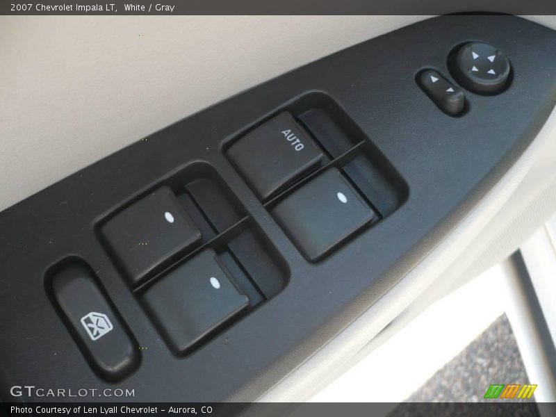 White / Gray 2007 Chevrolet Impala LT