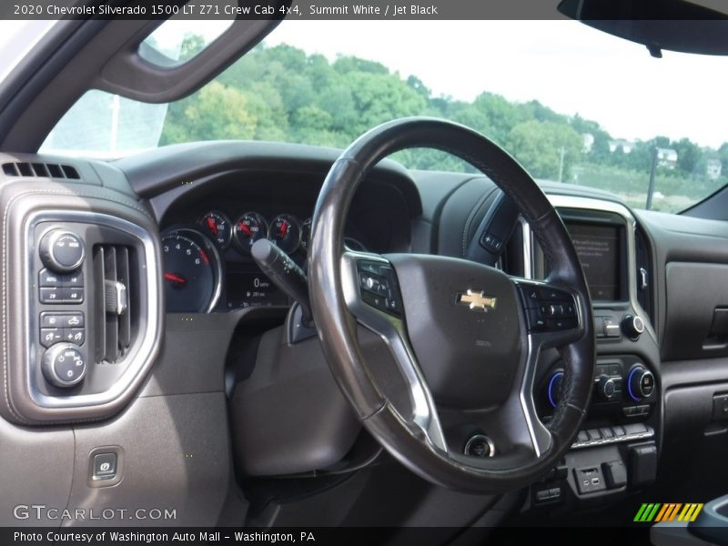 Summit White / Jet Black 2020 Chevrolet Silverado 1500 LT Z71 Crew Cab 4x4