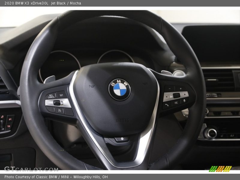 Jet Black / Mocha 2020 BMW X3 xDrive30i