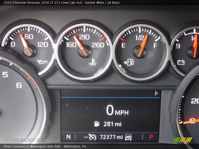 Summit White / Jet Black 2020 Chevrolet Silverado 1500 LT Z71 Crew Cab 4x4