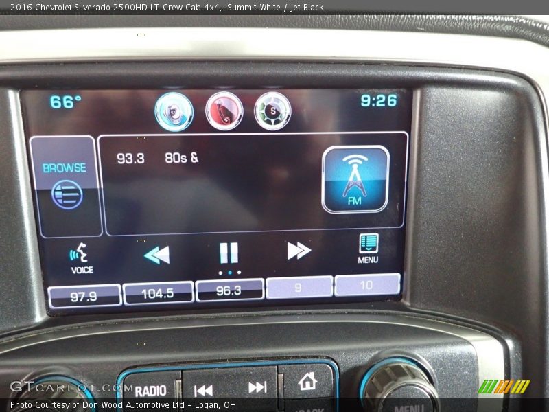 Summit White / Jet Black 2016 Chevrolet Silverado 2500HD LT Crew Cab 4x4