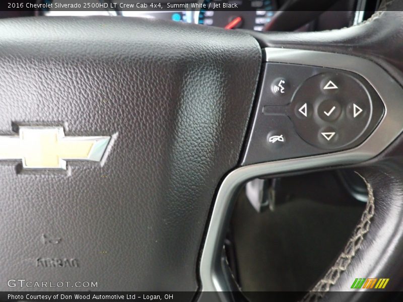 Summit White / Jet Black 2016 Chevrolet Silverado 2500HD LT Crew Cab 4x4