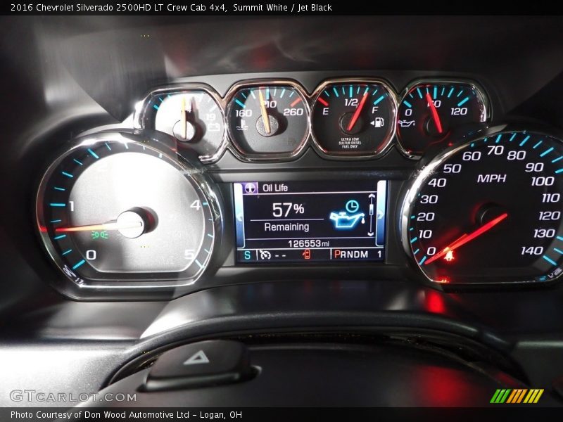 Summit White / Jet Black 2016 Chevrolet Silverado 2500HD LT Crew Cab 4x4