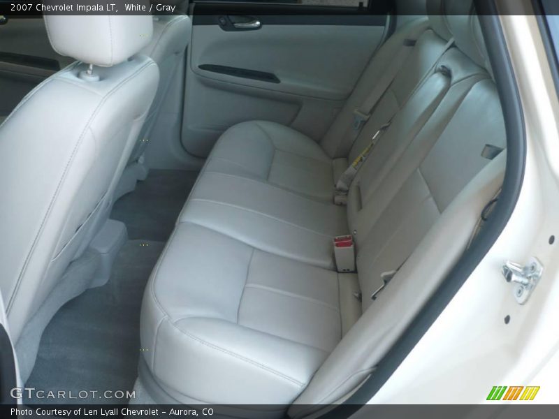 White / Gray 2007 Chevrolet Impala LT