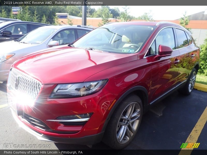 Ruby Red Metallic / Cappuccino 2019 Lincoln MKC Reserve AWD