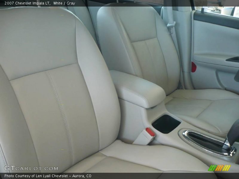 White / Gray 2007 Chevrolet Impala LT