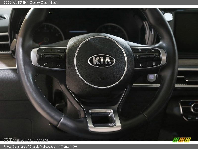 Gravity Gray / Black 2021 Kia K5 EX