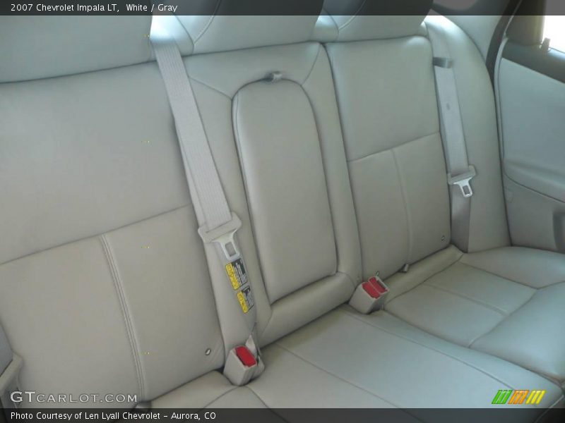 White / Gray 2007 Chevrolet Impala LT