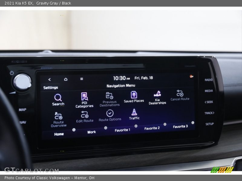 Gravity Gray / Black 2021 Kia K5 EX