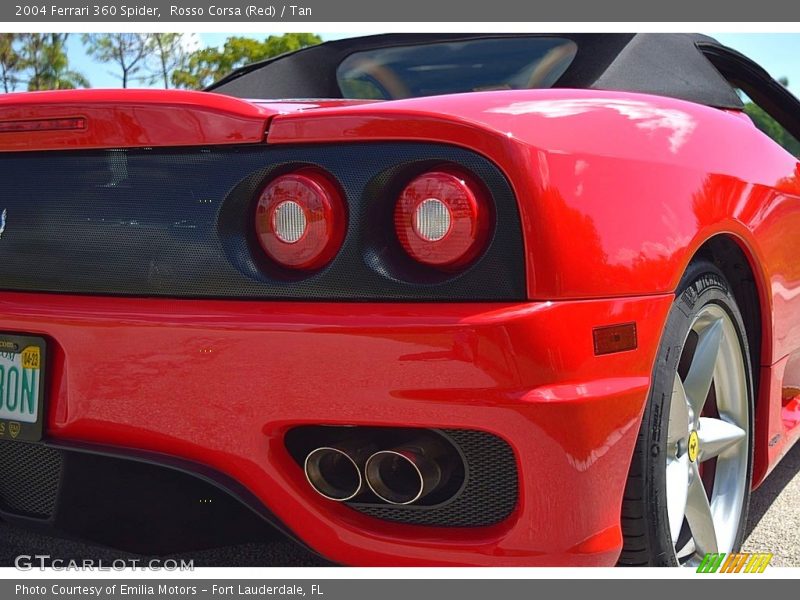 Rosso Corsa (Red) / Tan 2004 Ferrari 360 Spider