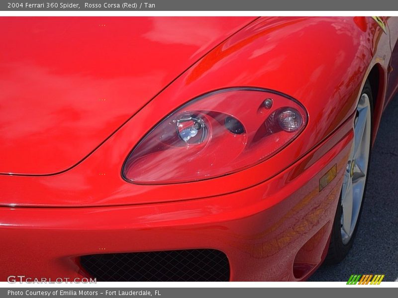 Rosso Corsa (Red) / Tan 2004 Ferrari 360 Spider