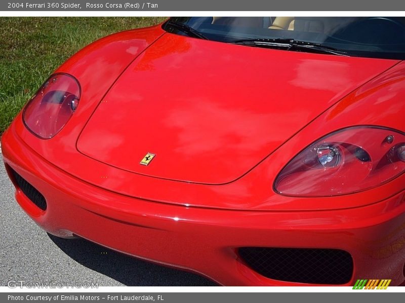 Rosso Corsa (Red) / Tan 2004 Ferrari 360 Spider