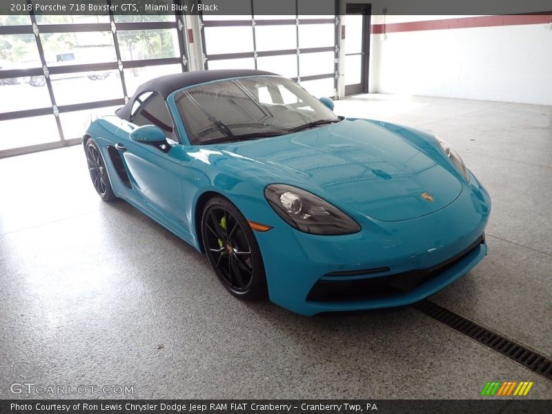 Front 3/4 View of 2018 718 Boxster GTS