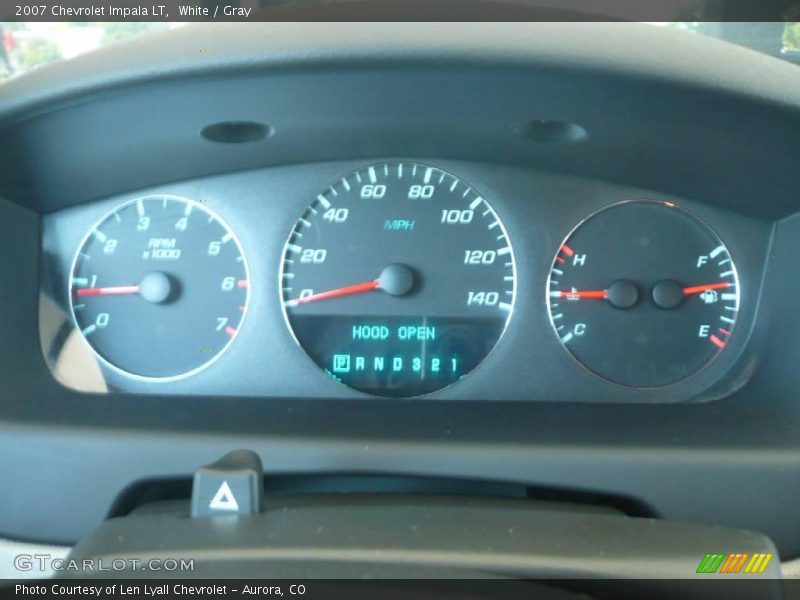 White / Gray 2007 Chevrolet Impala LT