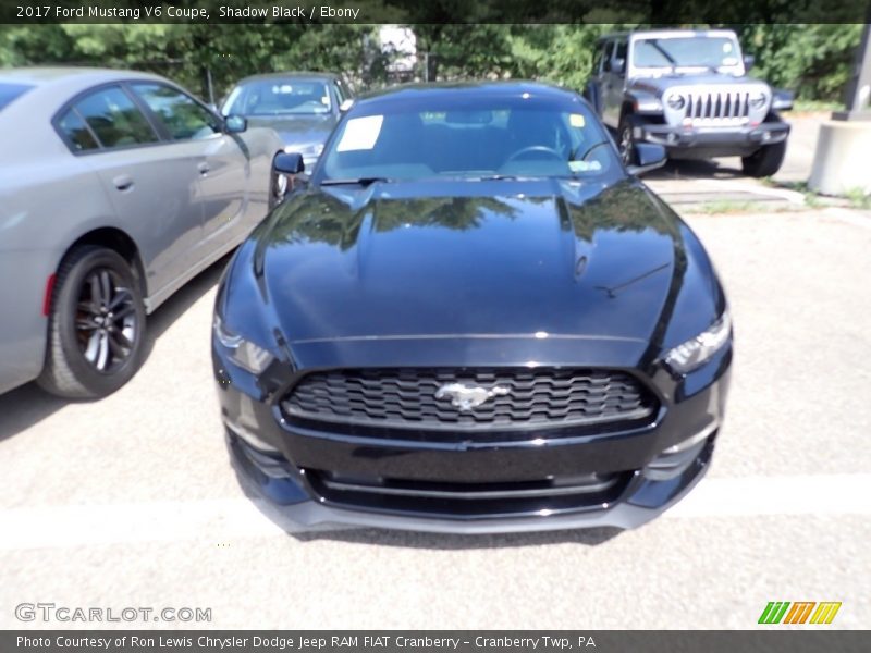 Shadow Black / Ebony 2017 Ford Mustang V6 Coupe