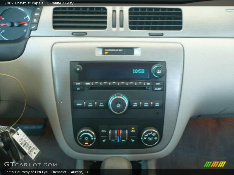 White / Gray 2007 Chevrolet Impala LT