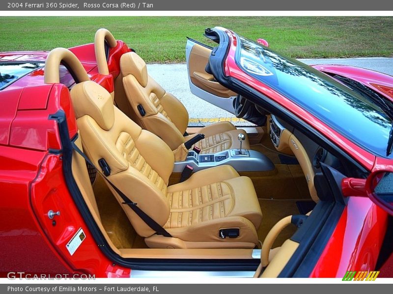 Front Seat of 2004 360 Spider