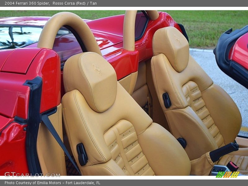 Front Seat of 2004 360 Spider