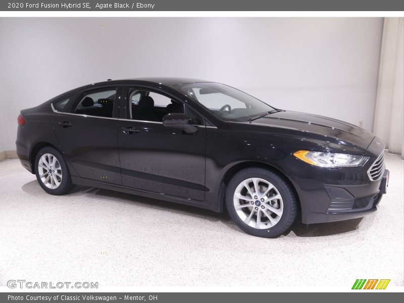 Agate Black / Ebony 2020 Ford Fusion Hybrid SE