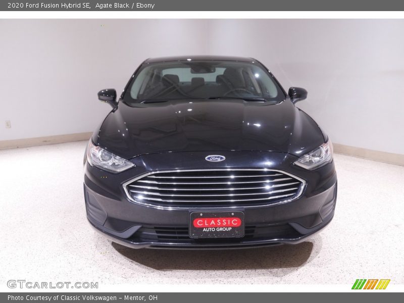 Agate Black / Ebony 2020 Ford Fusion Hybrid SE
