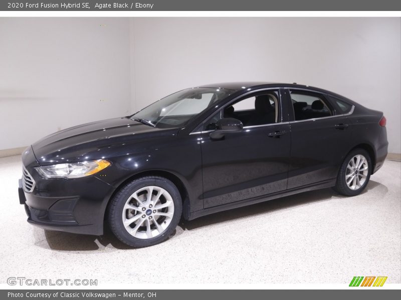 Agate Black / Ebony 2020 Ford Fusion Hybrid SE