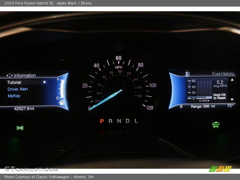Agate Black / Ebony 2020 Ford Fusion Hybrid SE