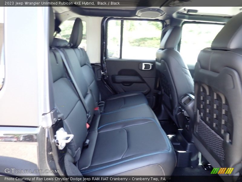 Rear Seat of 2023 Wrangler Unlimited Rubicon 4XE Hybrid