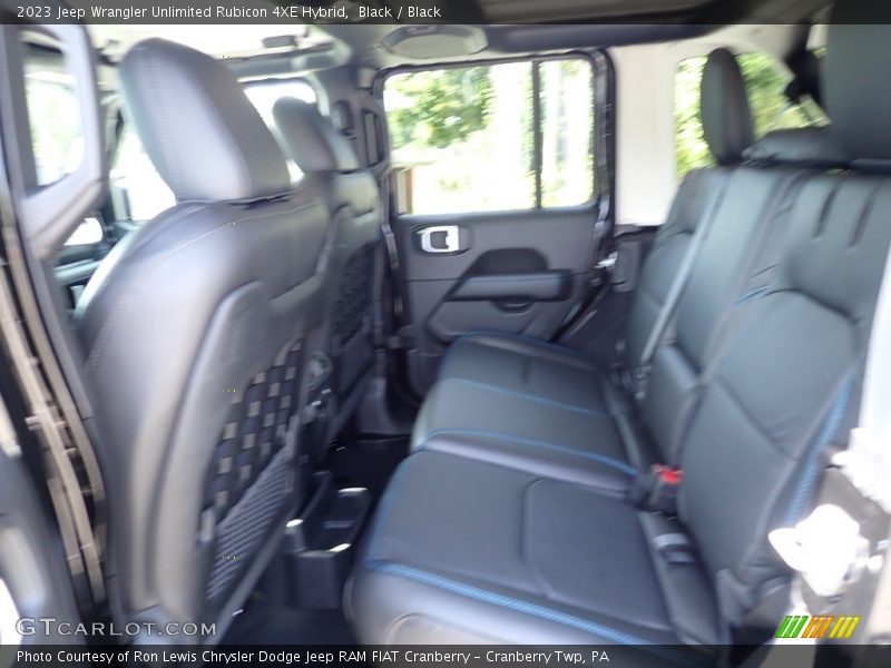 Black / Black 2023 Jeep Wrangler Unlimited Rubicon 4XE Hybrid