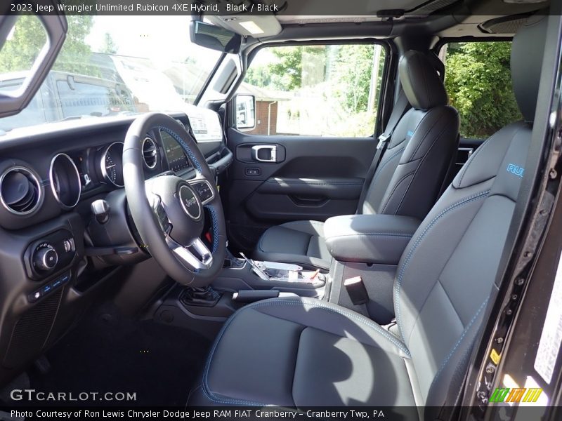  2023 Wrangler Unlimited Rubicon 4XE Hybrid Black Interior