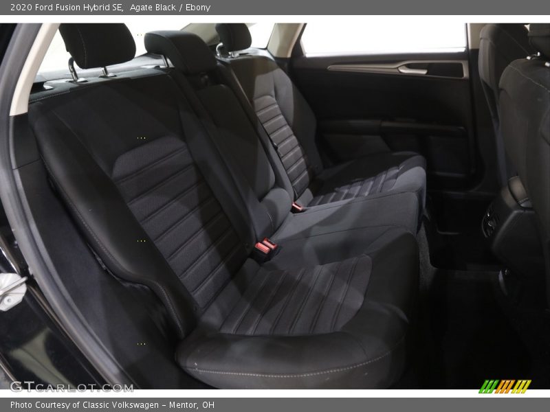 Agate Black / Ebony 2020 Ford Fusion Hybrid SE