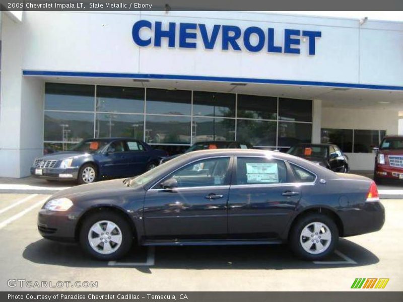 Slate Metallic / Ebony 2009 Chevrolet Impala LT