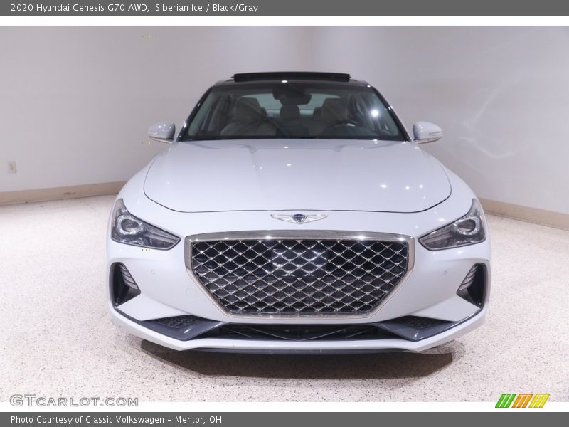 Siberian Ice / Black/Gray 2020 Hyundai Genesis G70 AWD