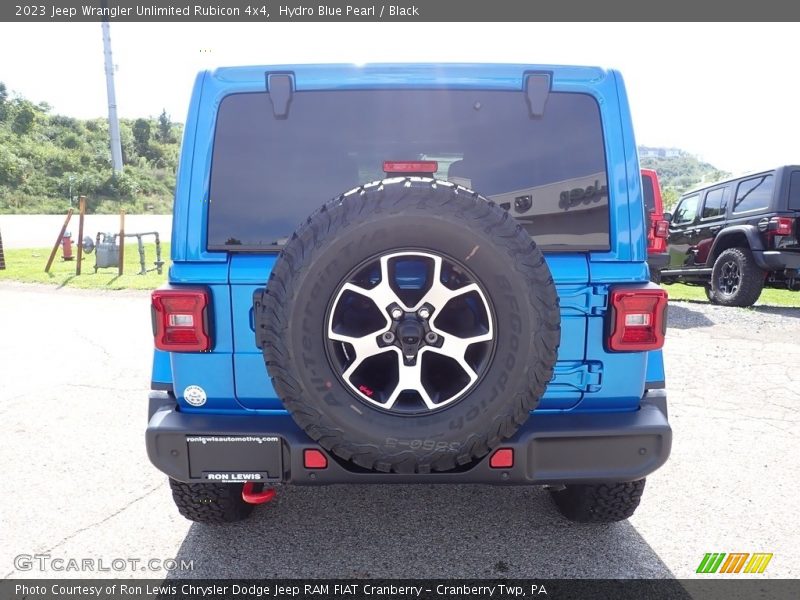 Hydro Blue Pearl / Black 2023 Jeep Wrangler Unlimited Rubicon 4x4