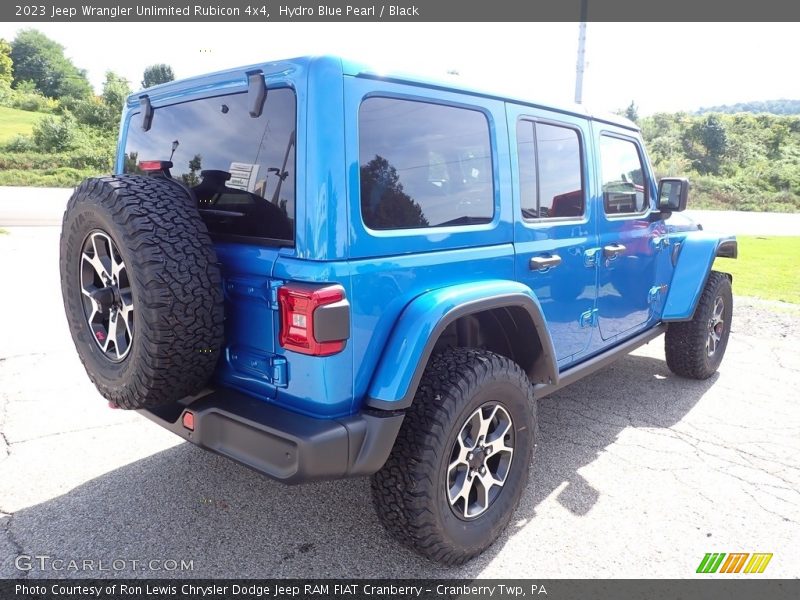 Hydro Blue Pearl / Black 2023 Jeep Wrangler Unlimited Rubicon 4x4
