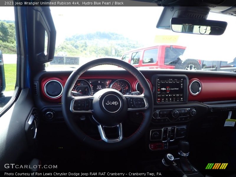 Dashboard of 2023 Wrangler Unlimited Rubicon 4x4