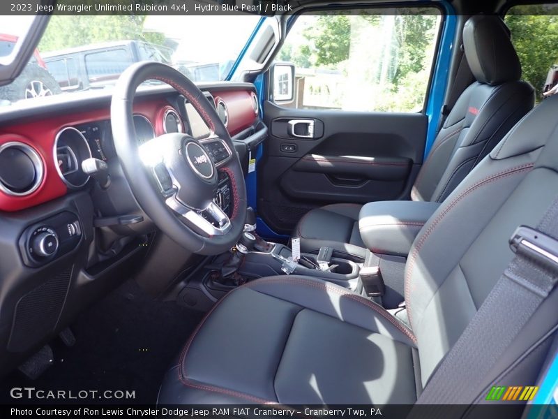 Black Interior - 2023 Wrangler Unlimited Rubicon 4x4 