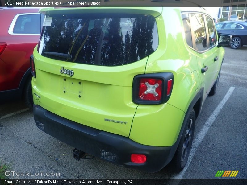 Hypergreen / Black 2017 Jeep Renegade Sport 4x4
