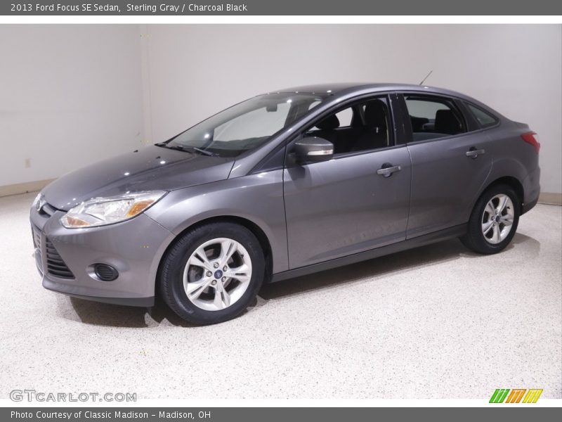 Sterling Gray / Charcoal Black 2013 Ford Focus SE Sedan