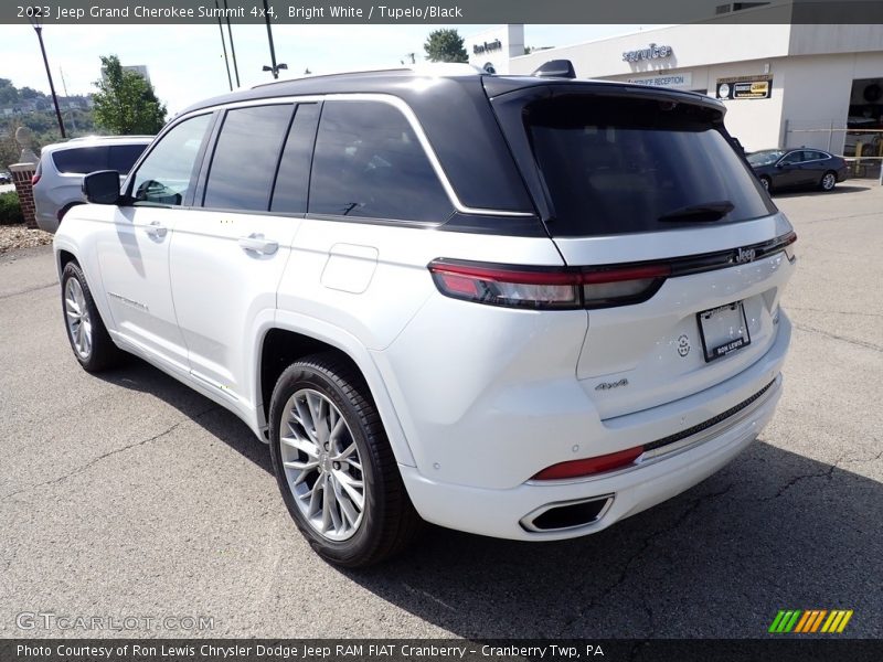 Bright White / Tupelo/Black 2023 Jeep Grand Cherokee Summit 4x4