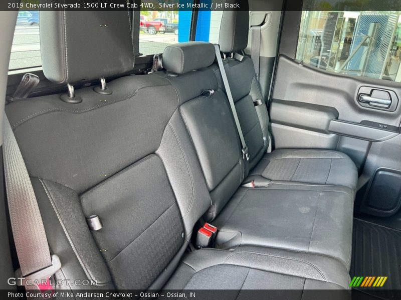 Silver Ice Metallic / Jet Black 2019 Chevrolet Silverado 1500 LT Crew Cab 4WD