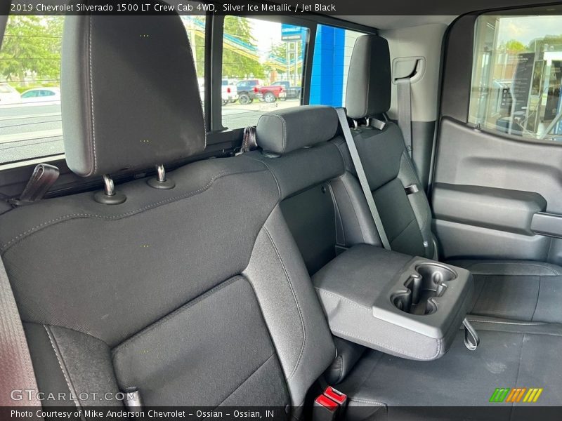 Silver Ice Metallic / Jet Black 2019 Chevrolet Silverado 1500 LT Crew Cab 4WD
