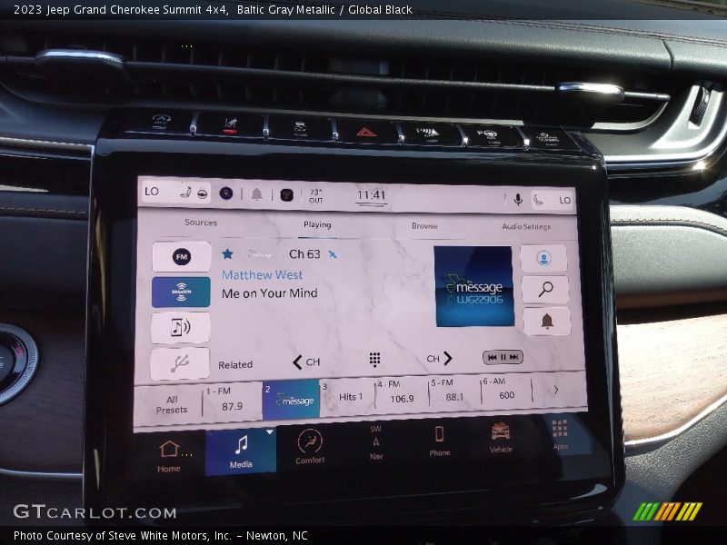 Baltic Gray Metallic / Global Black 2023 Jeep Grand Cherokee Summit 4x4