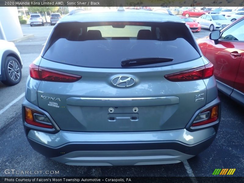 Sonic Silver / Black 2020 Hyundai Kona Limited AWD