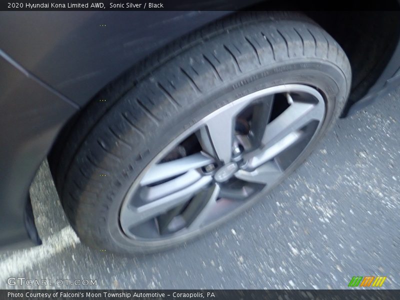 Sonic Silver / Black 2020 Hyundai Kona Limited AWD