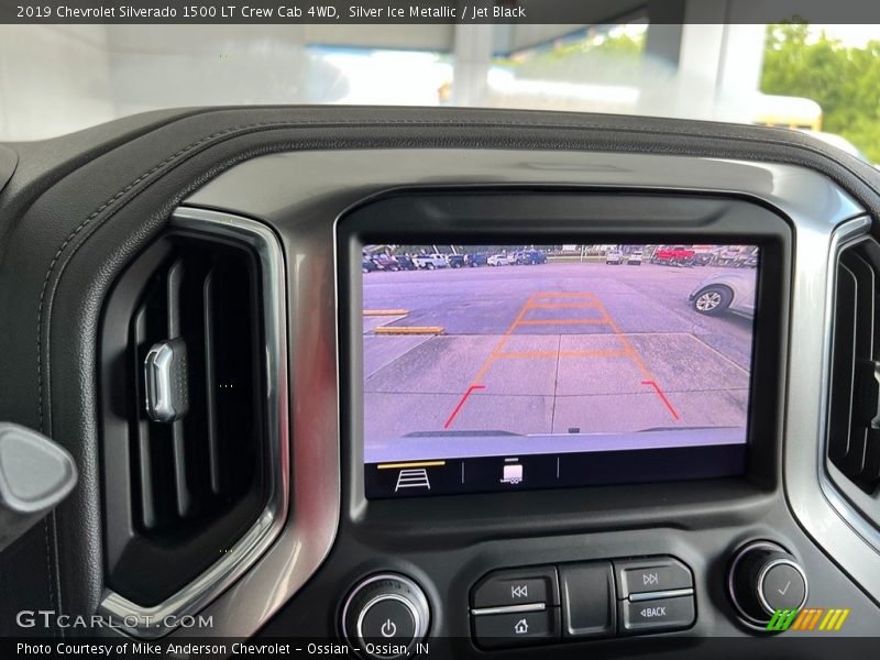 Silver Ice Metallic / Jet Black 2019 Chevrolet Silverado 1500 LT Crew Cab 4WD