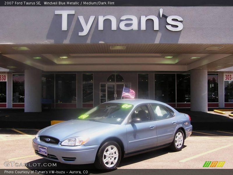 Windveil Blue Metallic / Medium/Dark Flint 2007 Ford Taurus SE